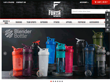Tablet Screenshot of forzasports.com
